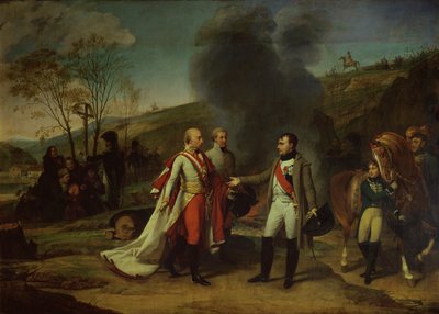 Meeting between Napoleon I and Francis II after the Battle of Austerlitz, 4th December 1805 by Antoine Jean Gros